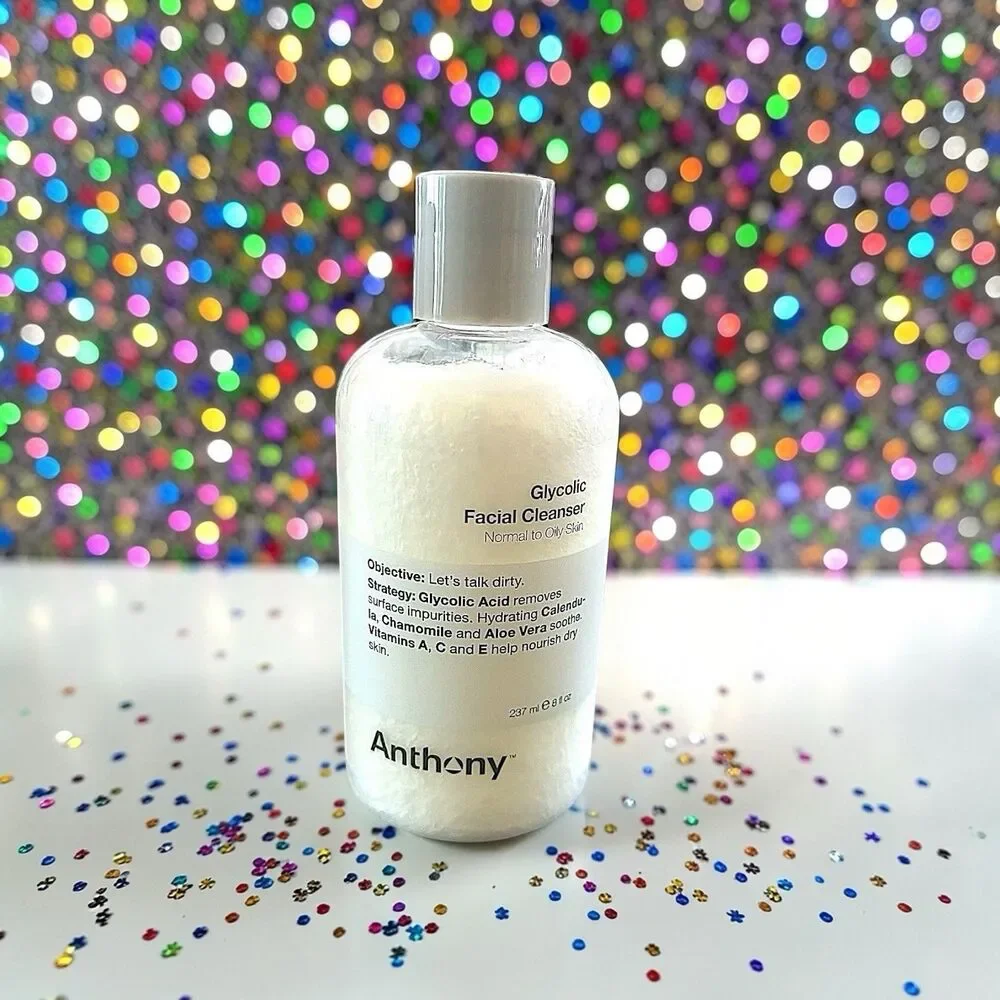 ANTHONY Glycolic Facial Cleanser 8 fl oz Brand New Without Box & Sealed